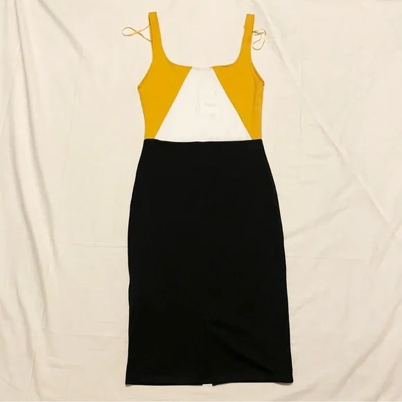 Zara Colorblock Dress Women’s Size Medium - Picture 12 of 16